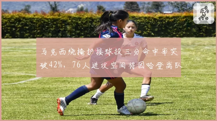 马克西绕掩护接球投三分命中率突破42%,76人进攻空间将因哈登离队而重新布局。